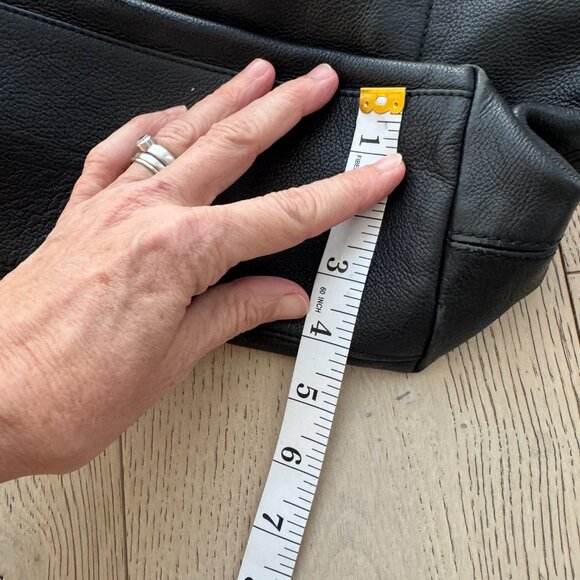 Fossil Keely Tote Bag Purse Color Block Pebbled Leather Crossbody Strap - Picture 16 of 16